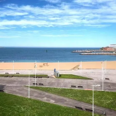 Apartmán Playa B - Primera Linea De Playa - Wifi Gratis Gijón